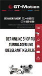Mobile Screenshot of gt-motion.de