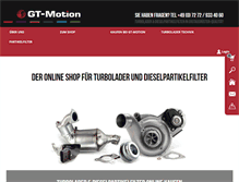 Tablet Screenshot of gt-motion.de